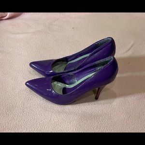 Purple heels from Suzy